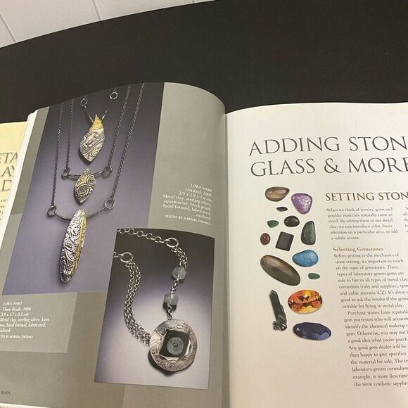 Barbara Becker Simon Metal Clay Beads Lark Jewelry Book - Picture 2 of 12